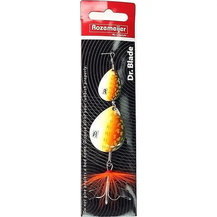 Rozemeijer Dr. Blade Tandem 10gr #2/0 SHP (Speckled Hot Pike) - Voorradig Weekendaanbieding