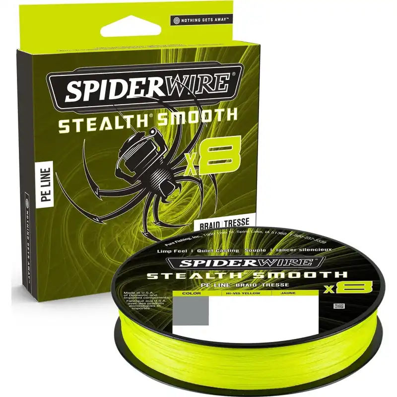 Spiderwire Stealth Smooth 8 Yellow 150m 0.06mm - Voorradig Flitsaanbieding