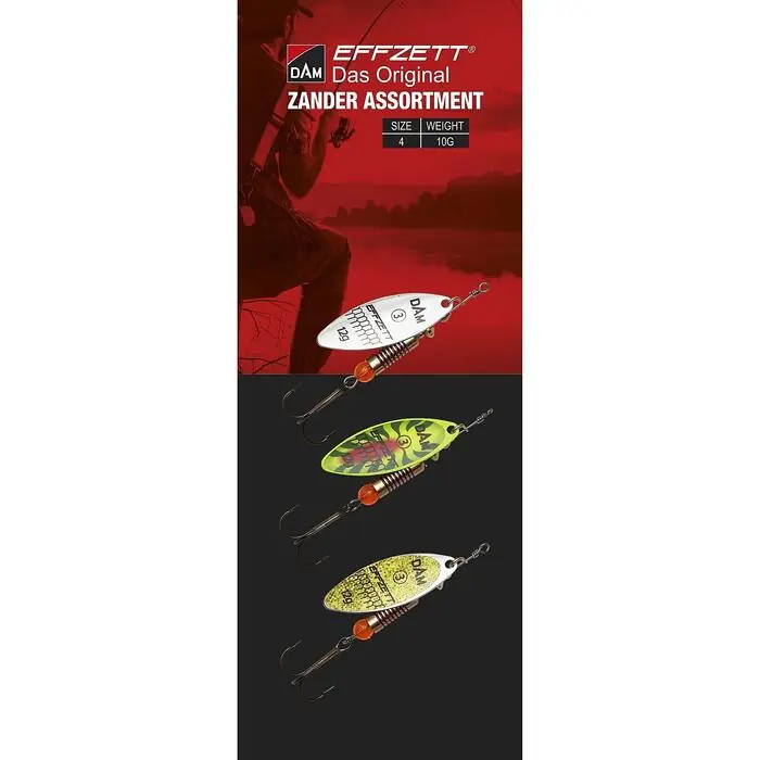 Merkproduct Effzett Spinner Assortiment Baars 4gr 4pcs - Voorradig