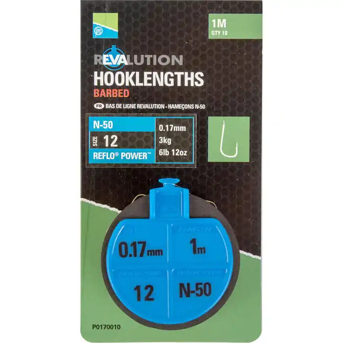 Preston N-50 Revalution Rig H10 0.17mm Fabrieksprijs