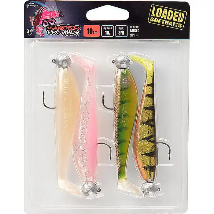 Fox Rage Zander Pro Loaded UV Mix Colour 10cm 10gr - Voorradig Merkproduct