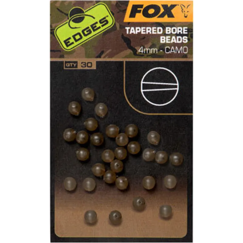 Aanbieding Fox Edges Camo Tapered Bore bead 4mm - Voorradig