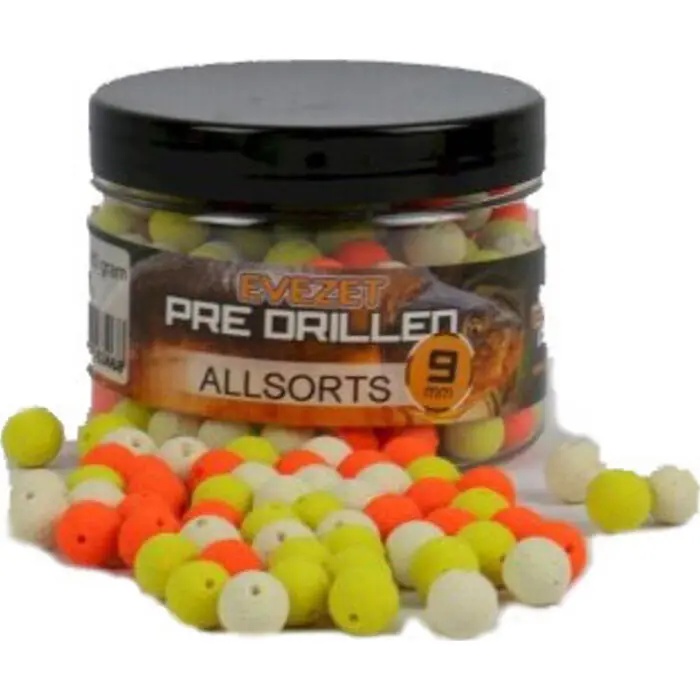Actieprijs Evezet Pre Drilled Mini Boilie Allsort 80gr - Voorradig