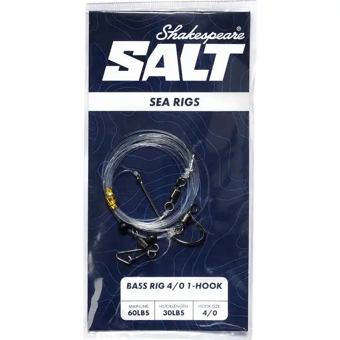 Superprijs Shakespeare Salt Zeebaars Rig 3/0 1 Haak