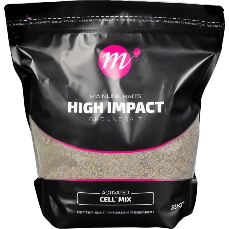 Bestel Nu Mainline High Impact Groundbait Activated Cell Mix 2kg - Voorradig