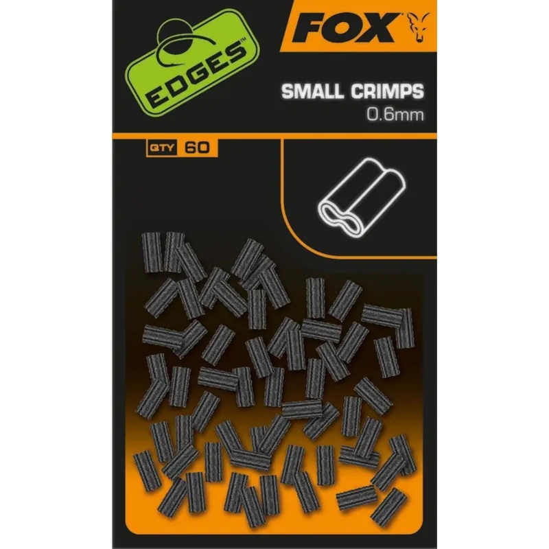 Fox Edges Crimps Medium 0.7mm 60pcs - Voorradig Koop Vandaag