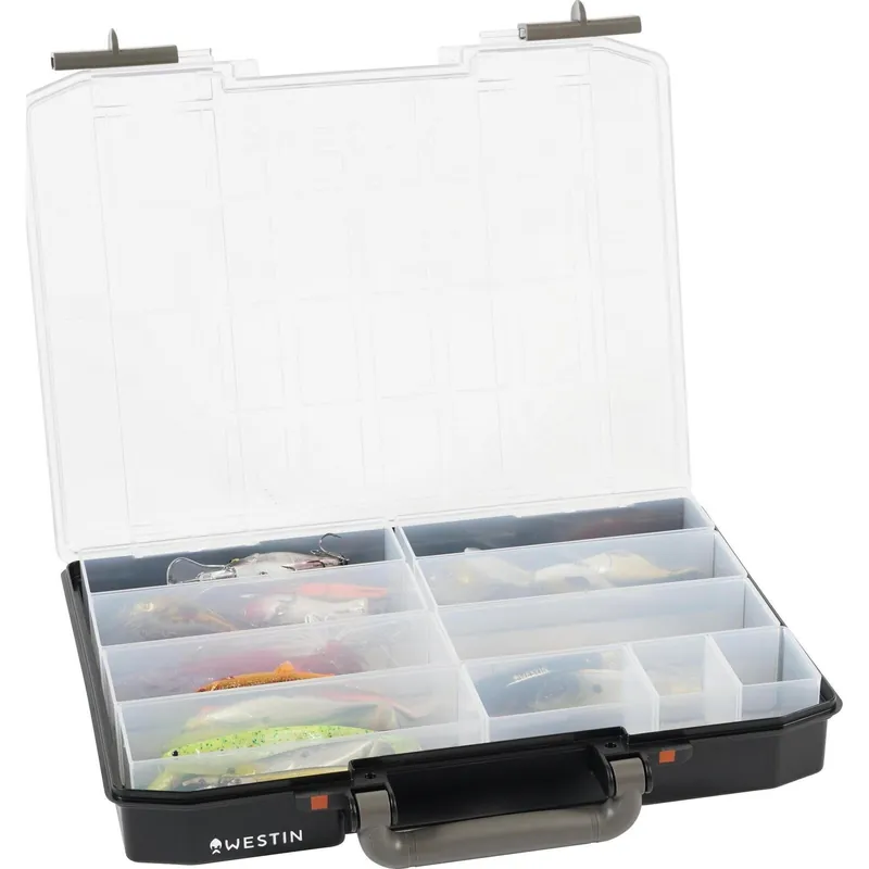 Alleen Vandaag Westin W6 Lure Vault 57x33.7x27.8cm Incl. 10 inserts