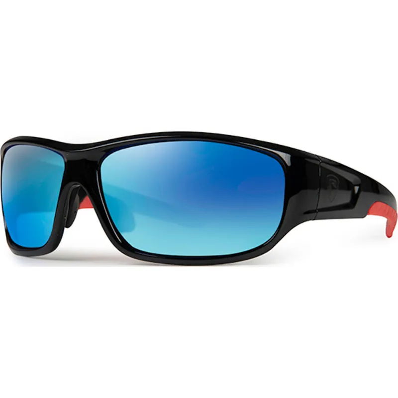 Uitverkoop Fox Rage Sunglasses Shield Wraps Brown Lense Mirror Blue