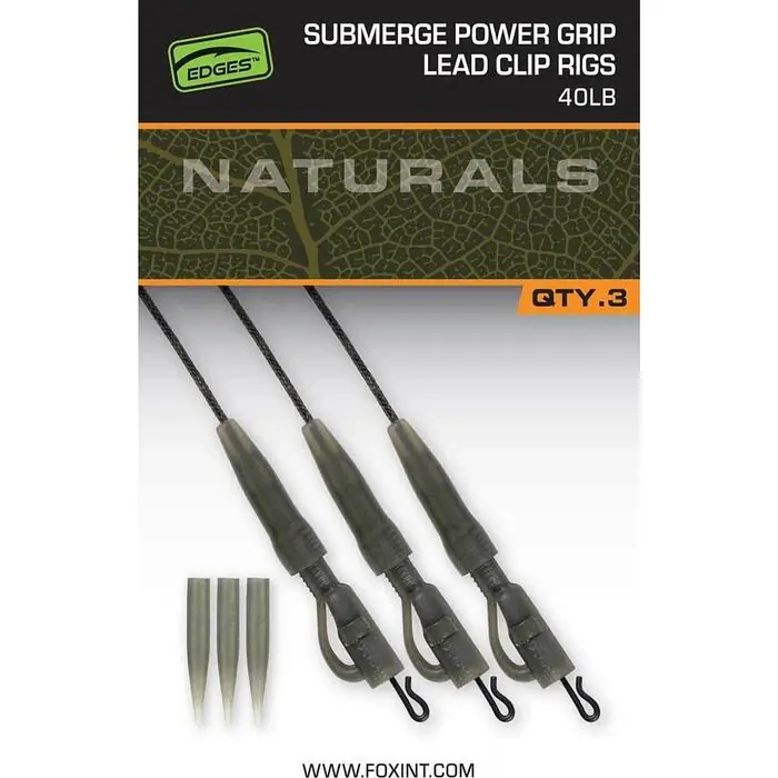 Fox Naturals Sub Power Grip Lead Clip 40lb Rechtstreeks Van De Fabrikant