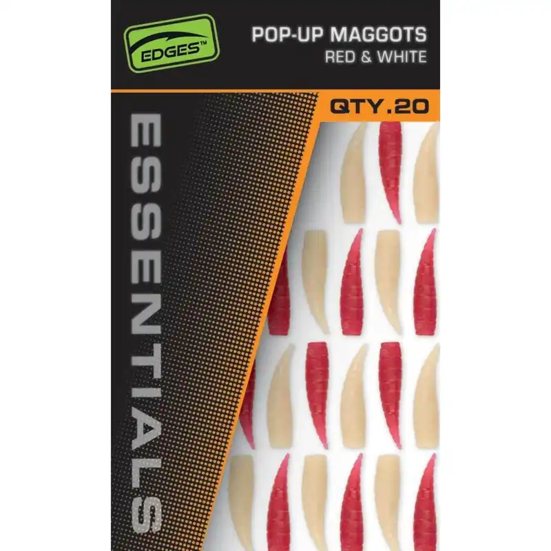 Fox Pop Up Maggots 20st Rood & Wit Speciale Aanbieding