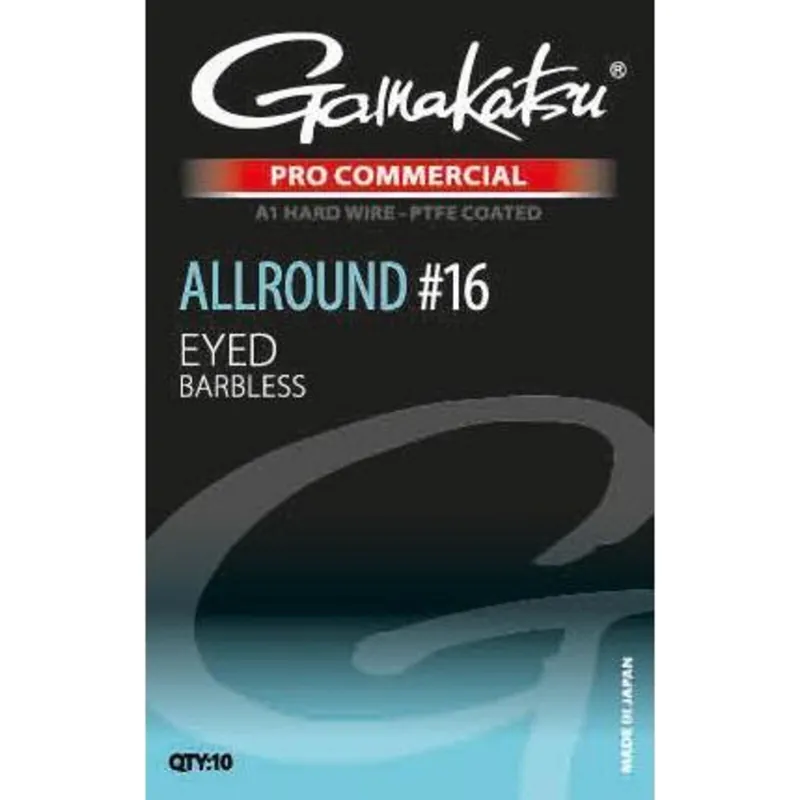 Betrouwbaar Gamakatsu PRO-C Allround Eyed A1 PTFE #10 - Voorradig