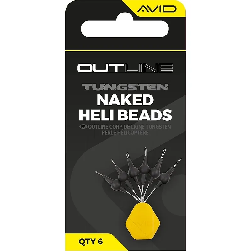 Avid Outline Tungsten Naked Heli Beads Snelle Levering