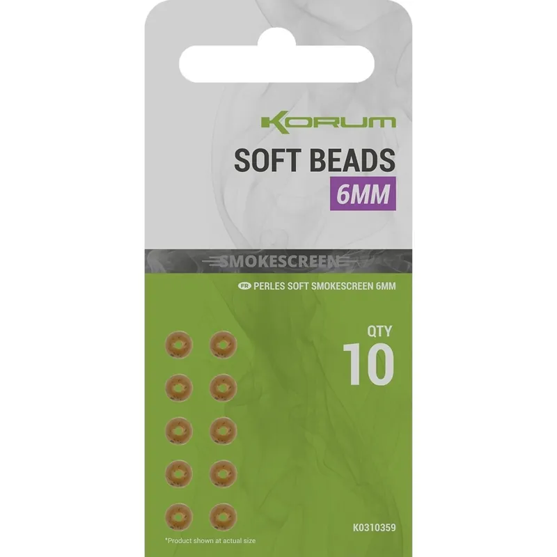 Alleen Vandaag Korum Smokescreen Soft Beads 6mm