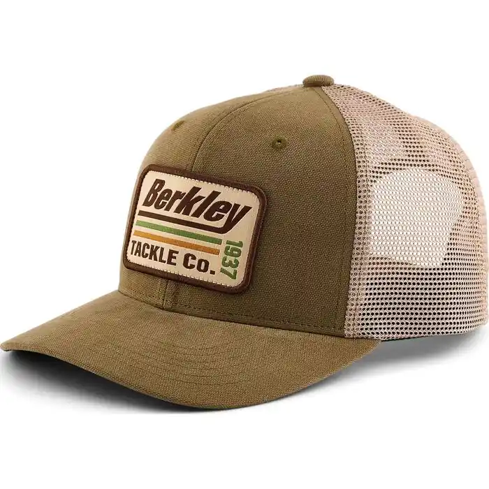 Nu Kopen Berkley Striper Trucker Brown Charcoal