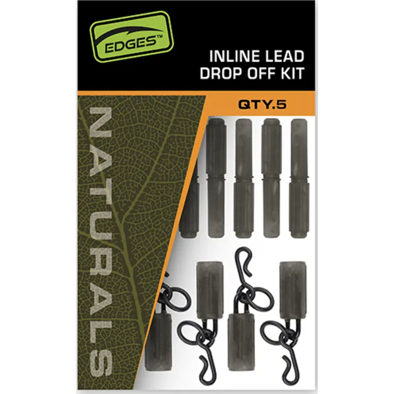 Gereduceerde Prijs Fox Edges Naturals Inline Lead Drop Off Kits x 5