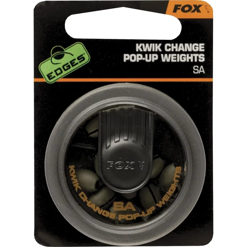 Voordeelprijs Fox Edges Kwik Change Pop Up Weights AAA 0.8gr - Voorradig