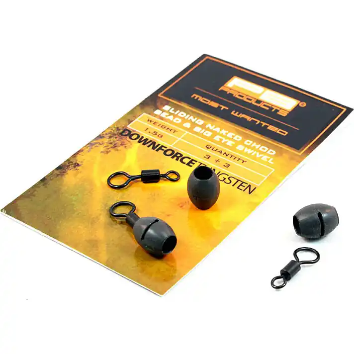 Weekendaanbieding PB Products Naked Chod Bead 0.75gr Ring Swivel Size 11 - Voorradig