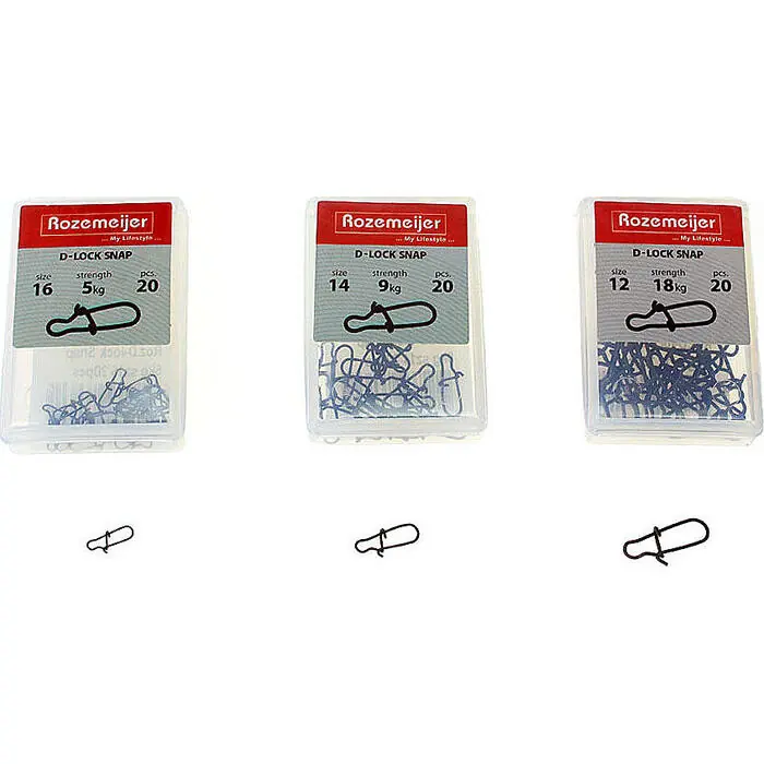 Koop Vandaag Rozemeijer D-lock Snap 18kg sz12 20pcs - Voorradig