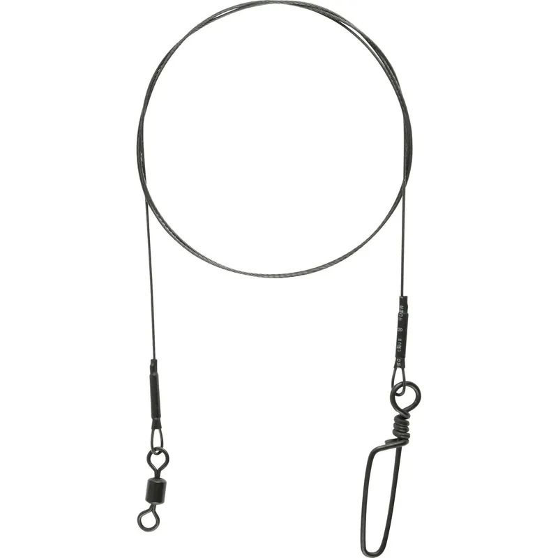Lage Prijs Spro Matt Black Leader Titanium 1x7 0.44mm 18kg 40cm - Voorradig