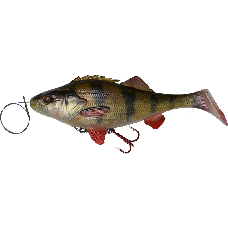 Savage Gear 4D Perch Shad 12.5cm 25gr SS Albino - Voorradig Lage Prijs