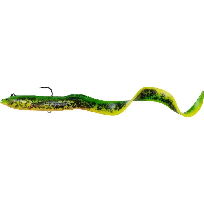 Express Levering Savage Gear Real Eel 4D 20cm 38gr Black Green Pearl PHP - Voorradig
