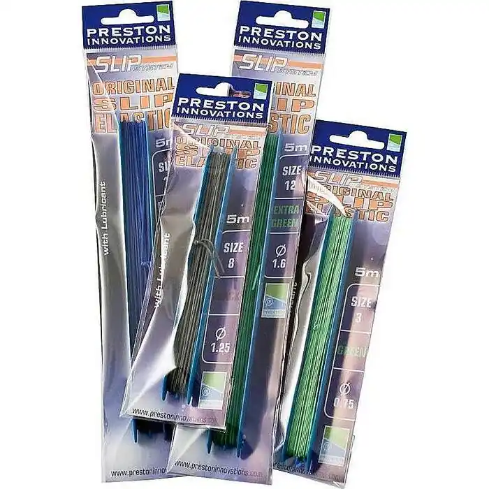 Gratis Retour Preston Slip Elastic No 5 Blue 0.91mm - Voorradig