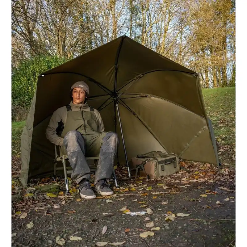 Korum Progress Graphite Brolly 50inch Actieprijs