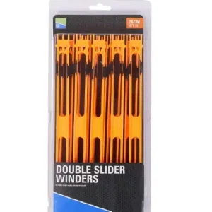 Preston Double Slider Winders 26cm/Oranje Merkproduct