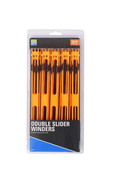 Preston Double Slider Winders 26cm/Oranje Merkproduct