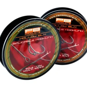 Dagaanbieding PB Products Hollow Silk Splicable Hooklink 30lb