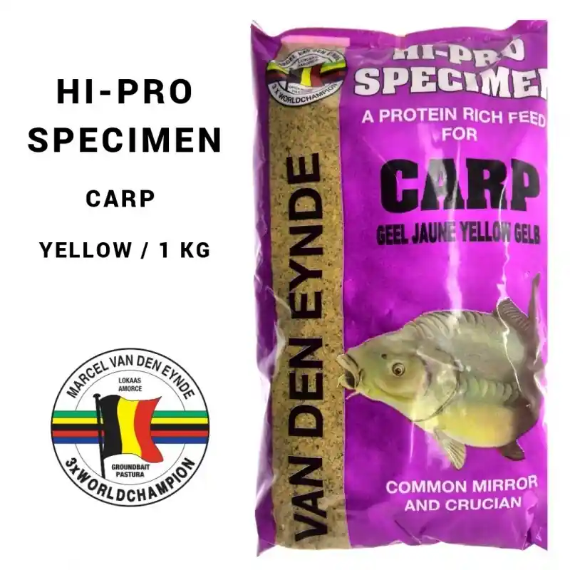 Weekendaanbieding Van Den Eynde Hi-Pro Specimen Carp Geel