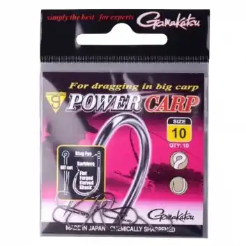 Exclusieve Aanbieding Gamakatsu Power Carp - Ring Eye Barbless