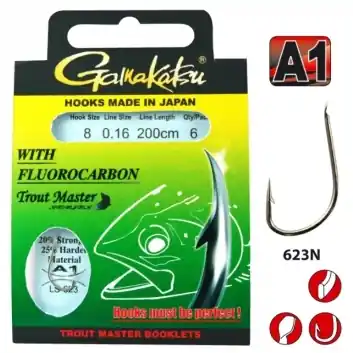 Gamakatsu Trout Master Fluorocarbon 623 Tijdelijk Beschikbaar