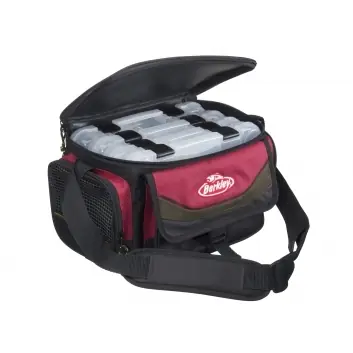 Dagaanbieding Berkley System Bag Red-Black met 4boxes