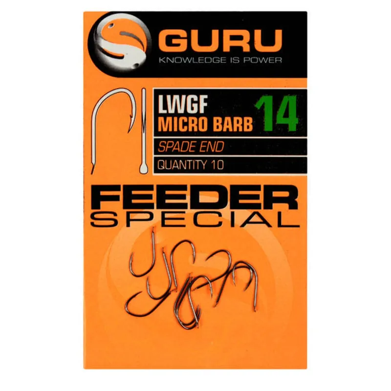 Guru Light Wide Gape Feeder Haken Fabrieksprijs