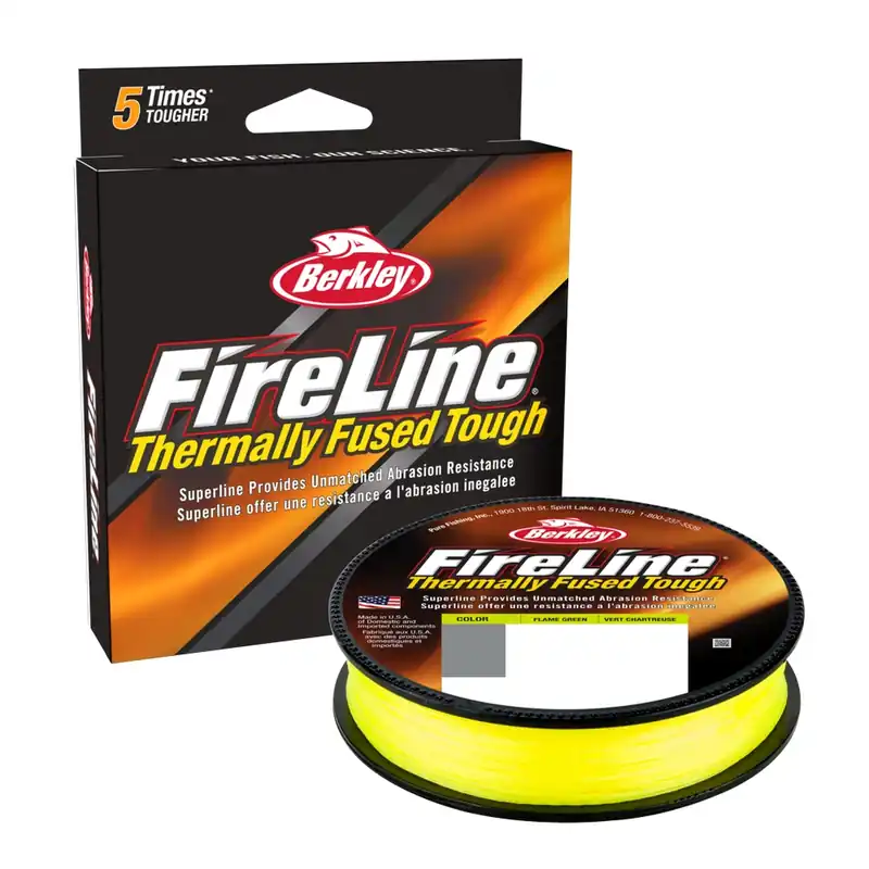 Berkley Fireline Fused Original Flame Green/Hi-Vis Yellow 150mtr Bestel Nu