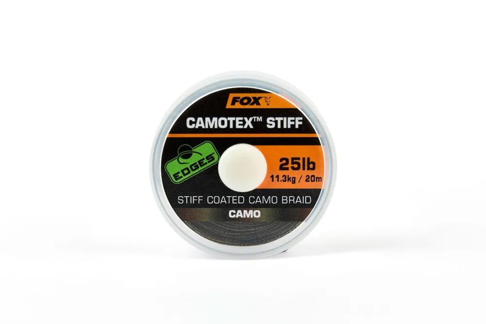 Fox Edges Camotex Stiff Coated Camo Braid Shop Nu