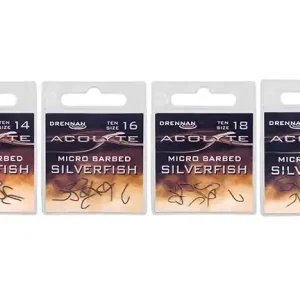 Drennan Acolyte Silverfish Micro Barbed Haken Nieuw
