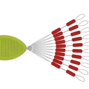 Speciale Aanbieding Fox Predator Float Stops Red
