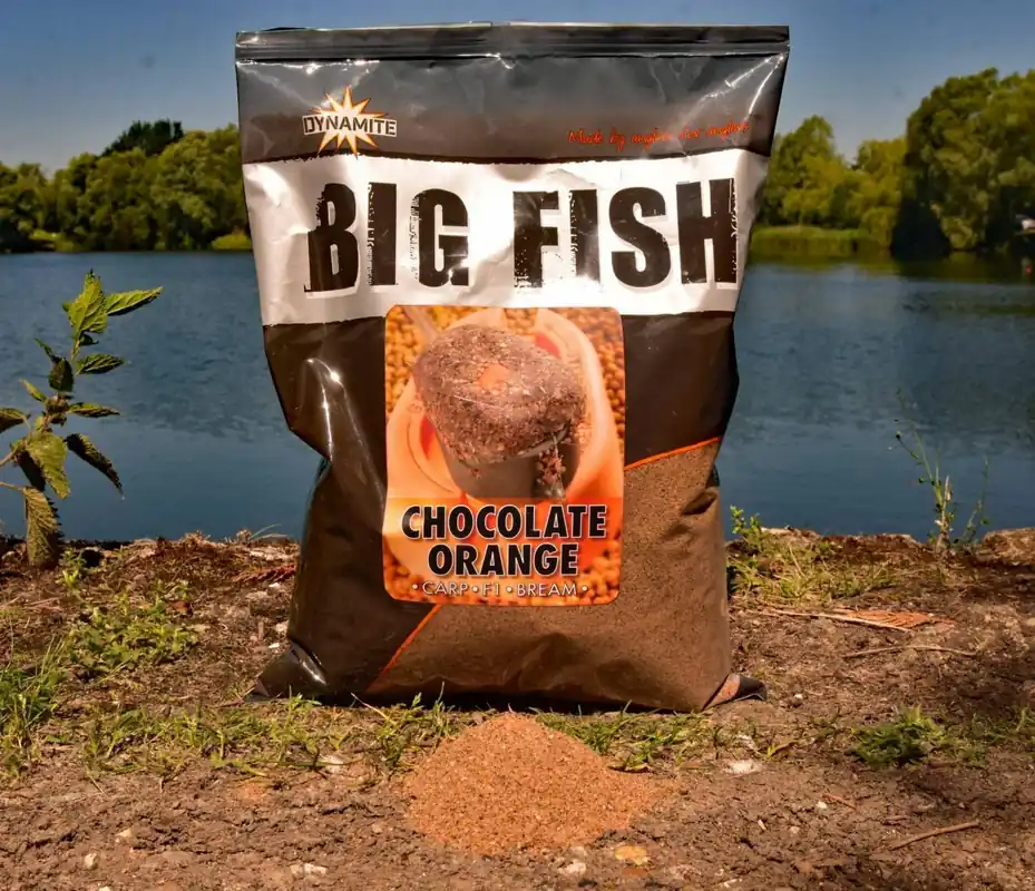 Koop Vandaag Dynamite Baits Big Fish Groundbait Chocolate Orange