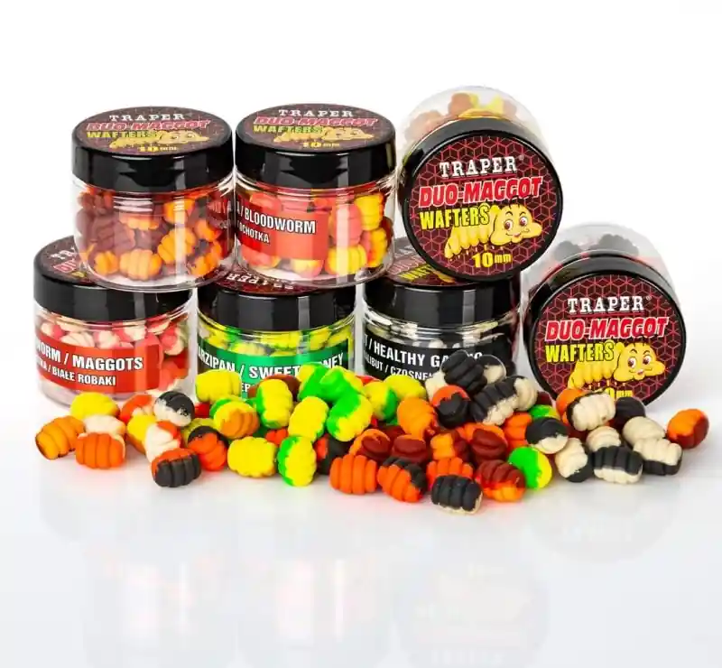 Traper Maggot Wafter Duo Color 10mm Rechtstreeks Van De Fabrikant