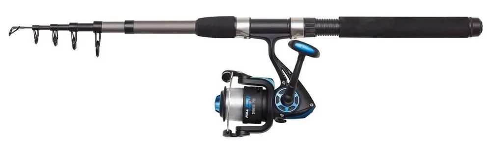 DAM Full Tech Tele Spin 240cm + 3000FD + 0.28 Nylon Lage Kosten
