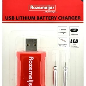 Direct Verzonden Rozemeijer USB Lithium Battery Charger