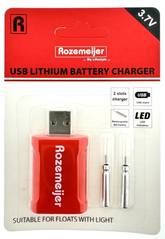 Direct Verzonden Rozemeijer USB Lithium Battery Charger