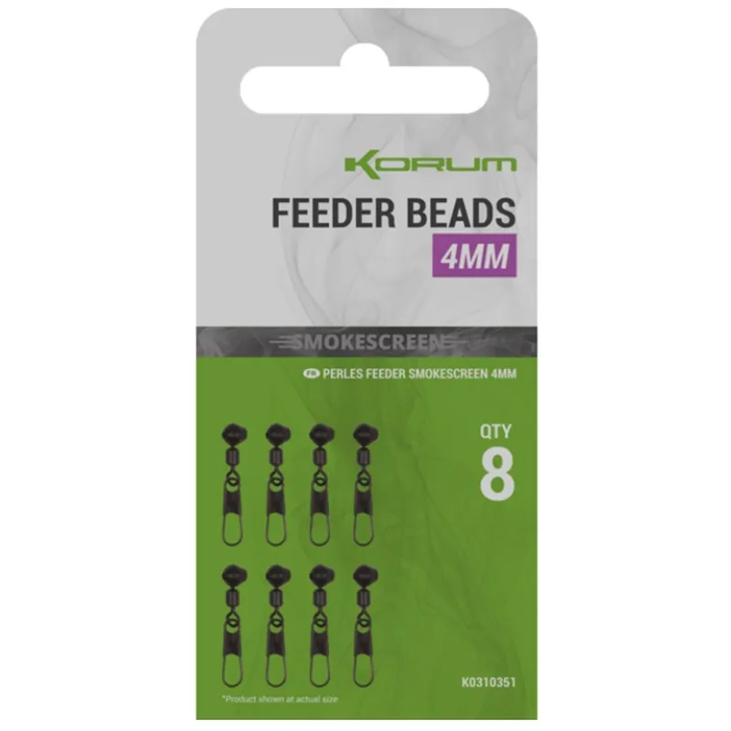 Shop Nu Korum Smokescreen Feeder Beads 4mm