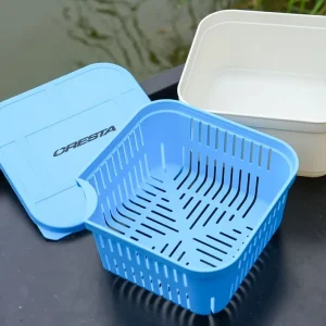 Cresta Bait Tube Closed Lid + Drain 1600ml Hete Deal