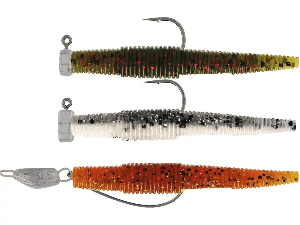 Korting Westin Ned Worm Slim Ready Rigged 5.5cm Clear Water Mix