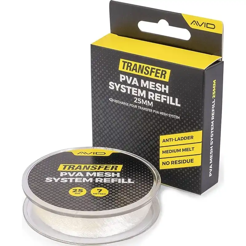 Aanbieding Avid Carp Transfer PVA Mesh System Refill 25mm
