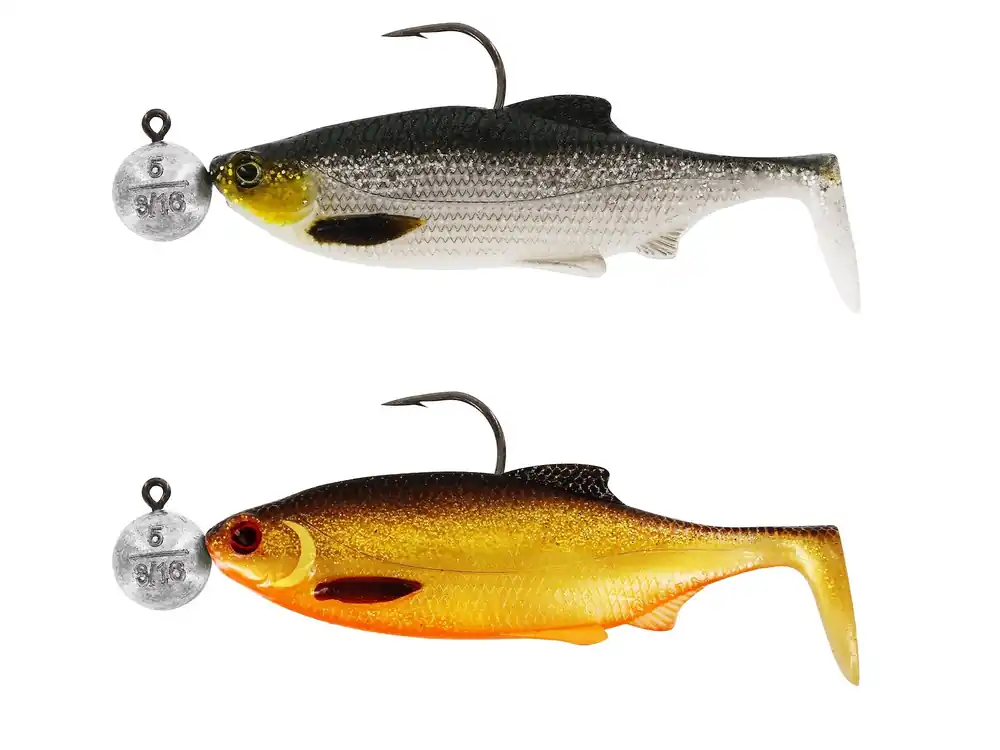 Beperkte Voorraad Westin Rigged'n Ready Ricky the Roach Dark Water Mix 4 - 7cm/5gr
