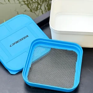 Cresta Aasbak met Gesloten Deksel + Metalen Zeef 1600ml Aanbieding
